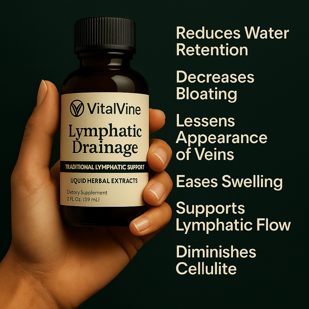 VitalVine Lymphatic Drainage – Herbal Detox Drops