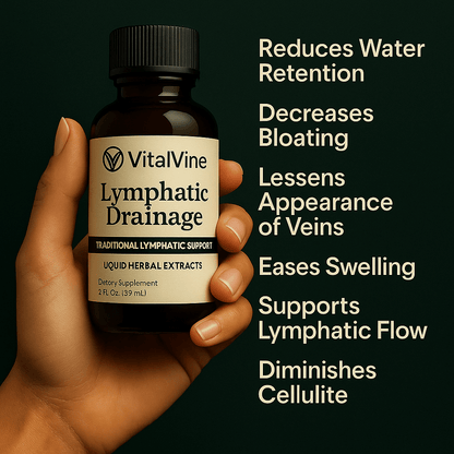 VitalVine Lymphatic Drainage – Herbal Detox Drops
