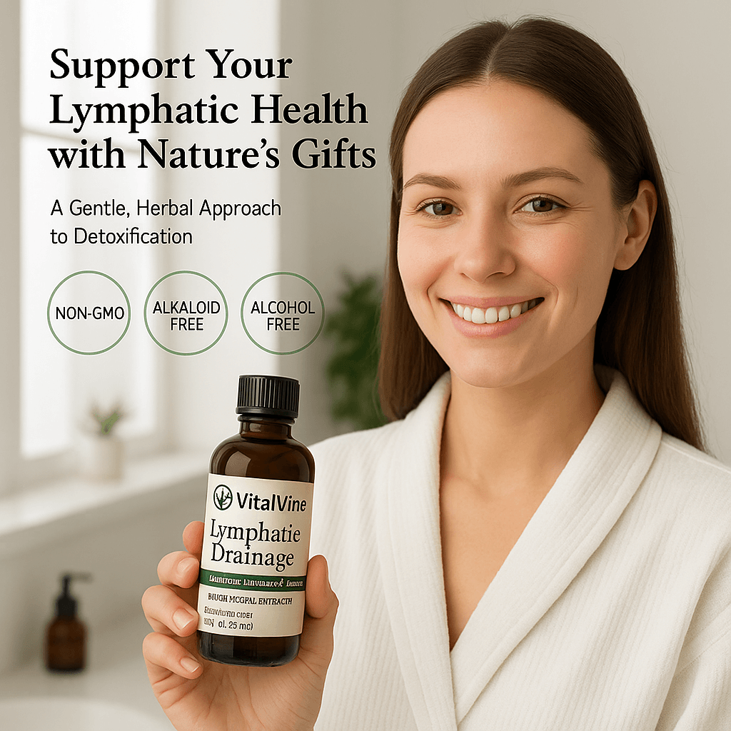 VitalVine Lymphatic Drainage – Herbal Detox Drops