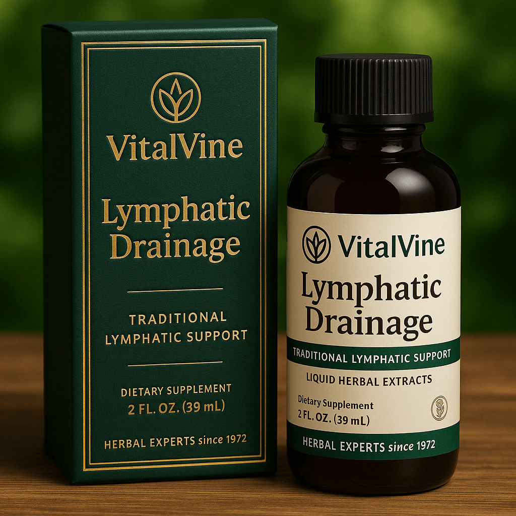 VitalVine Lymphatic Drainage – Herbal Detox Drops