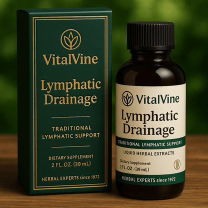 VitalVine Lymphatic Drainage – Herbal Detox Drops