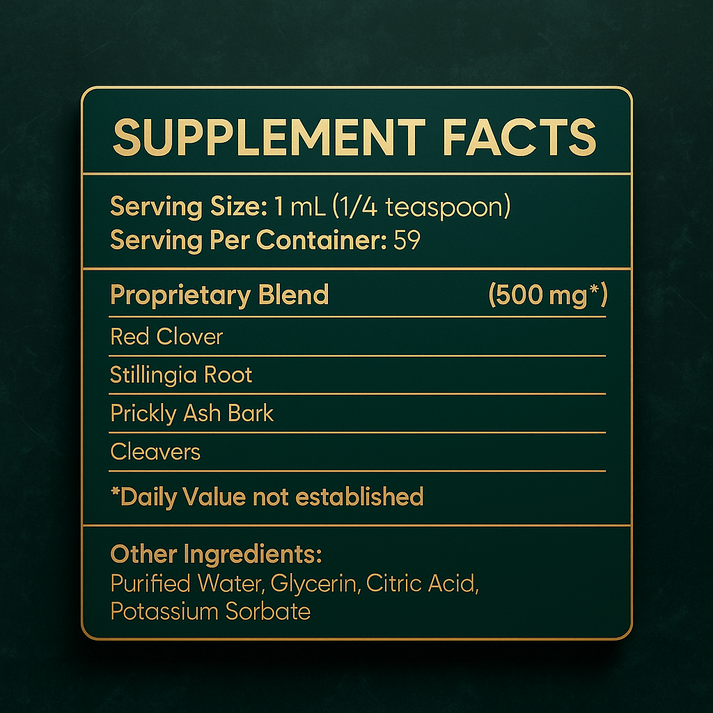 VitalVine Lymphatic Drainage – Herbal Detox Drops