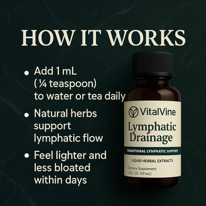 VitalVine Lymphatic Drainage – Herbal Detox Drops